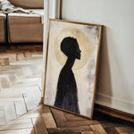 Portrait 104 Canvas Art 60 x 40 cm / Black