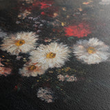 Floral 1040 Canvas Art 60 x 40 cm / Black