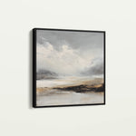 Abstract 1041 Canvas Art 60 x 60 cm / Black