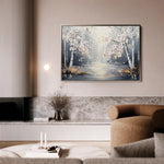 Floral 1043 Canvas Art 60 x 40 cm / Black