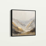 Abstract 1044 Canvas Art 60 x 60 cm / Black