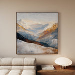 Abstract 1045 Canvas Art 60 x 60 cm / Black