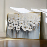 Floral 1045 Canvas Art 60 x 40 cm / Black