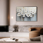 Floral 1045 Canvas Art 60 x 40 cm / Black