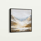 Abstract 1046 Canvas Art 60 x 60 cm / Black