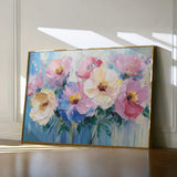 Floral 1047 Canvas Art 60 x 40 cm / Black