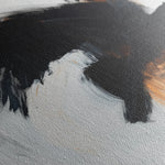 Abstract 1049 Canvas Art 60 x 60 cm / Black