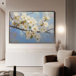 Floral 1049 Canvas Art 60 x 40 cm / Black