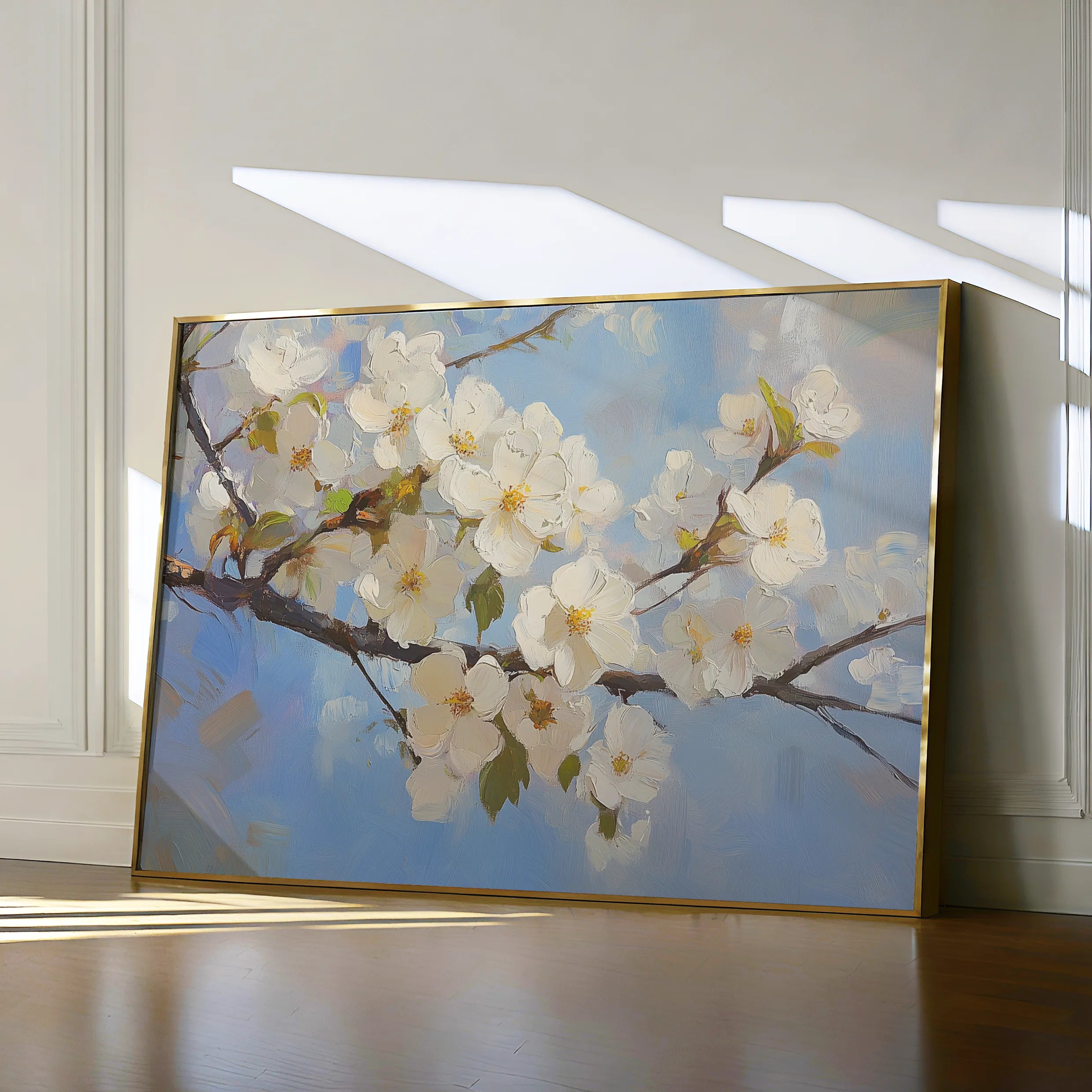 Floral 1049 Canvas Art 60 x 40 cm / Black