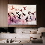 Animals 105 Canvas Art 60 x 40 cm / Black