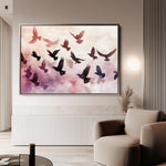 Animals 105 Canvas Art 60 x 40 cm / Black