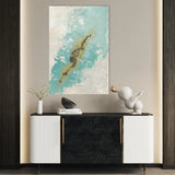 Abstract 105 Canvas Art 60 x 40 cm / Black