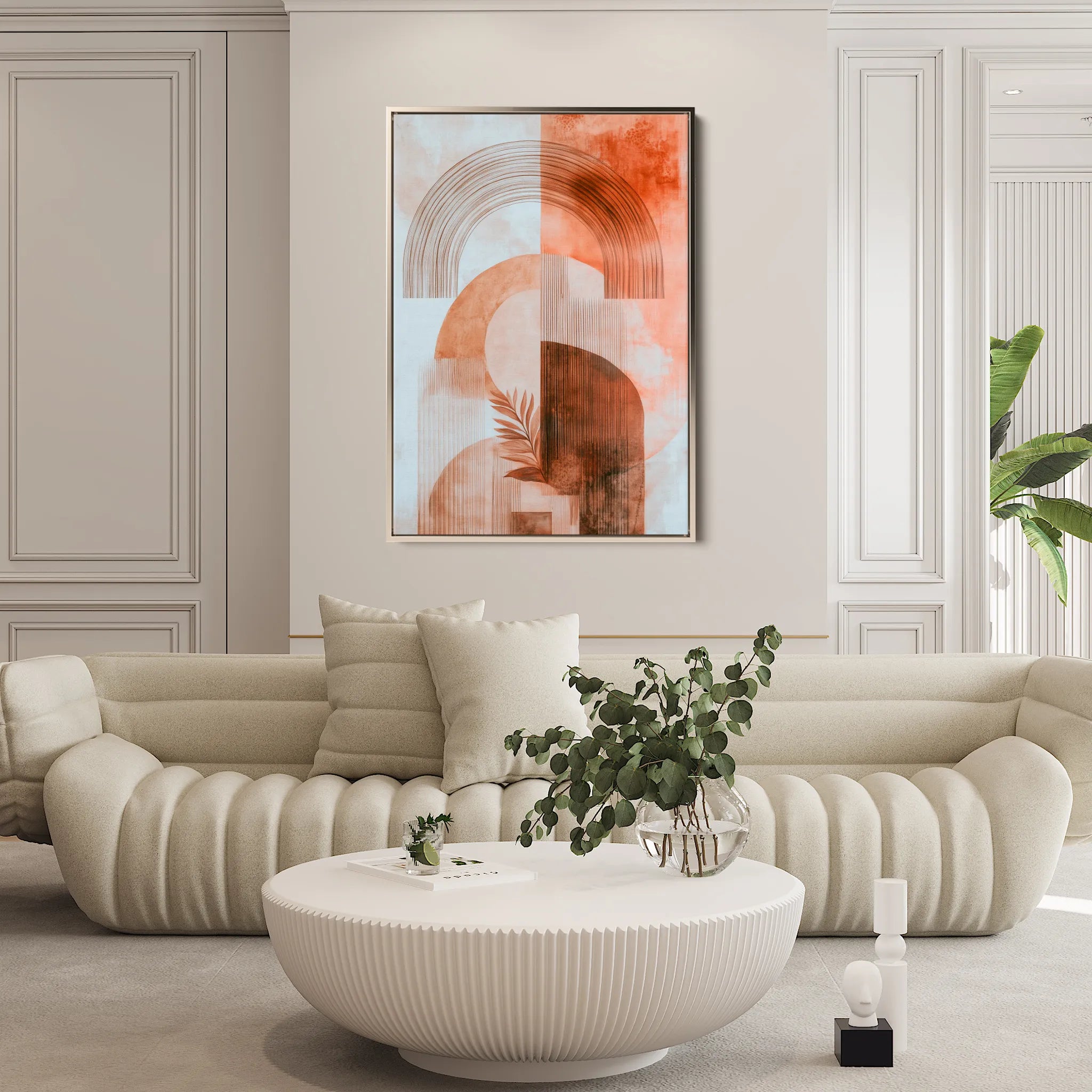 Boho 105 Canvas Art 60 x 40 cm / Black