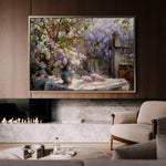 Floral 105 Canvas Art 60 x 40 cm / Black