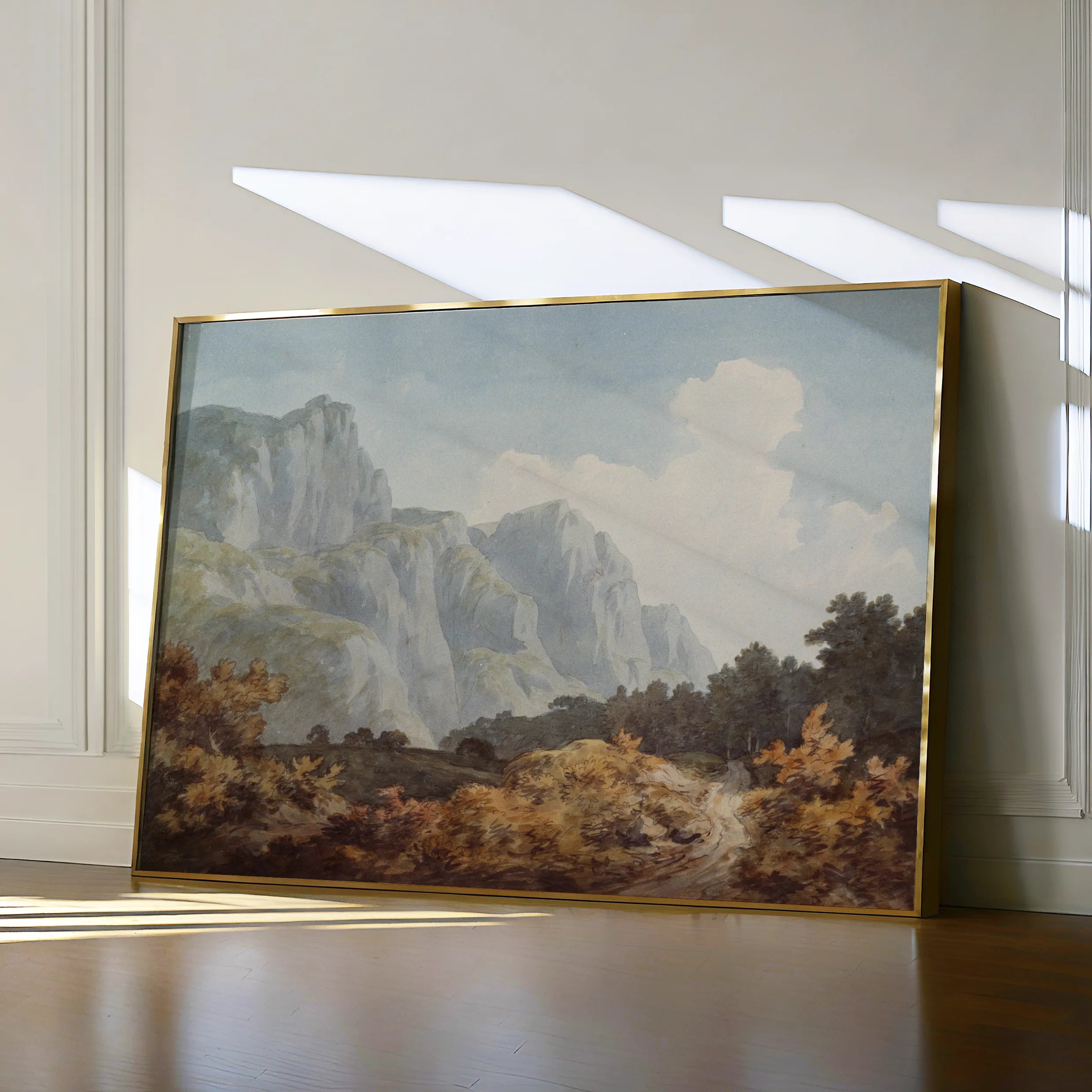 Landscape 105 Canvas Art 60 x 40 cm / Black