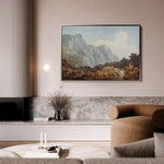 Landscape 105 Canvas Art 60 x 40 cm / Black