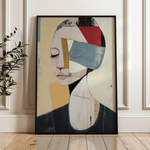 Portrait 105 Canvas Art 60 x 40 cm / Black