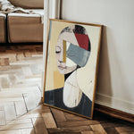 Portrait 105 Canvas Art 60 x 40 cm / Black