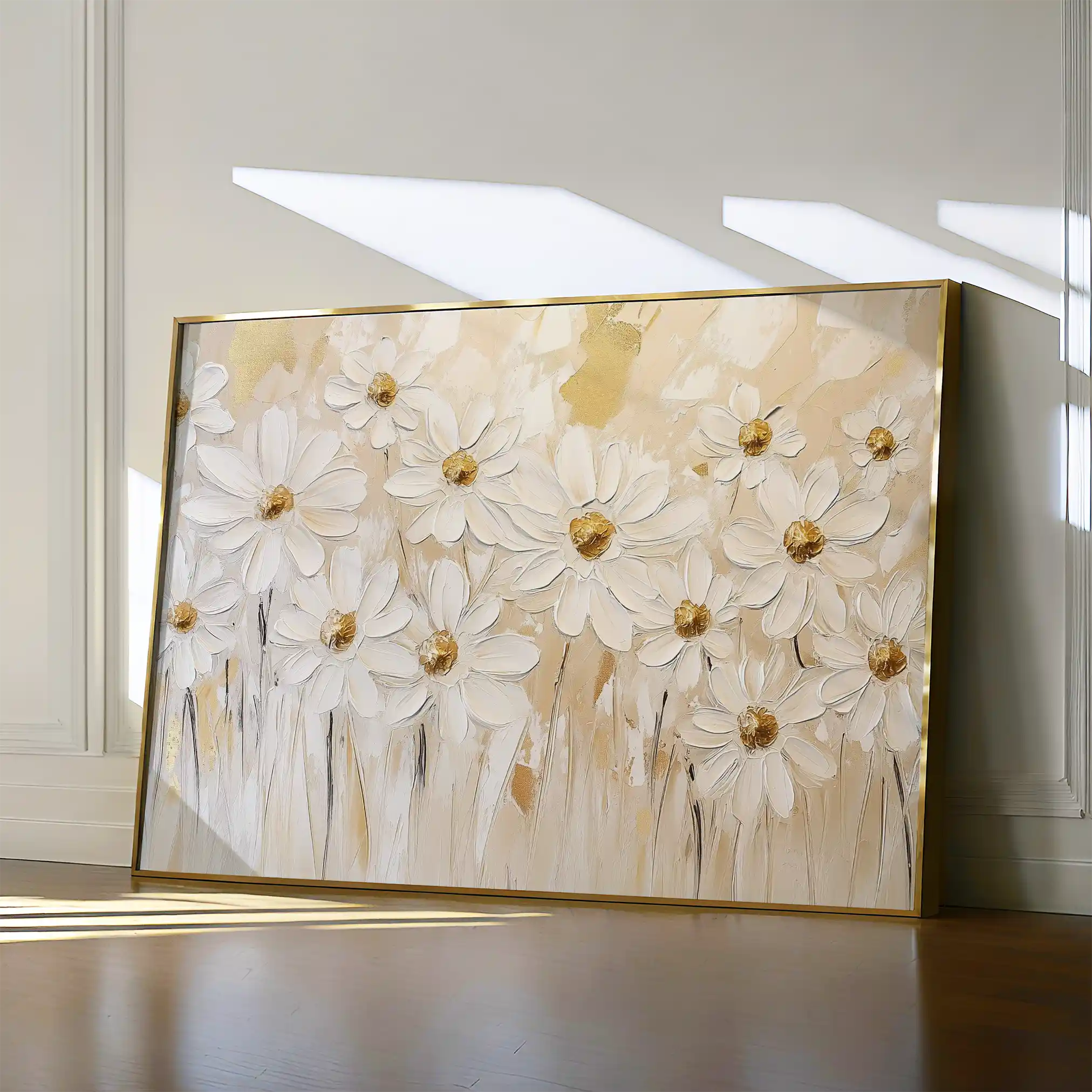 Floral 1050 Canvas Art 60 x 40 cm / Black