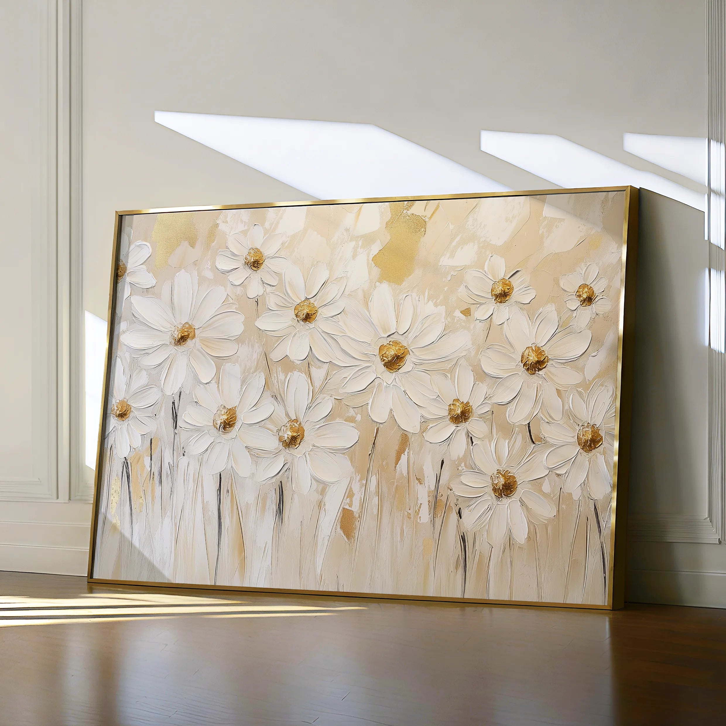 Floral 1050 Canvas Art 60 x 40 cm / Black