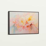 Floral 1051 Canvas Art 60 x 40 cm / Black