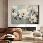 Floral 1052 Canvas Art 60 x 40 cm / Black