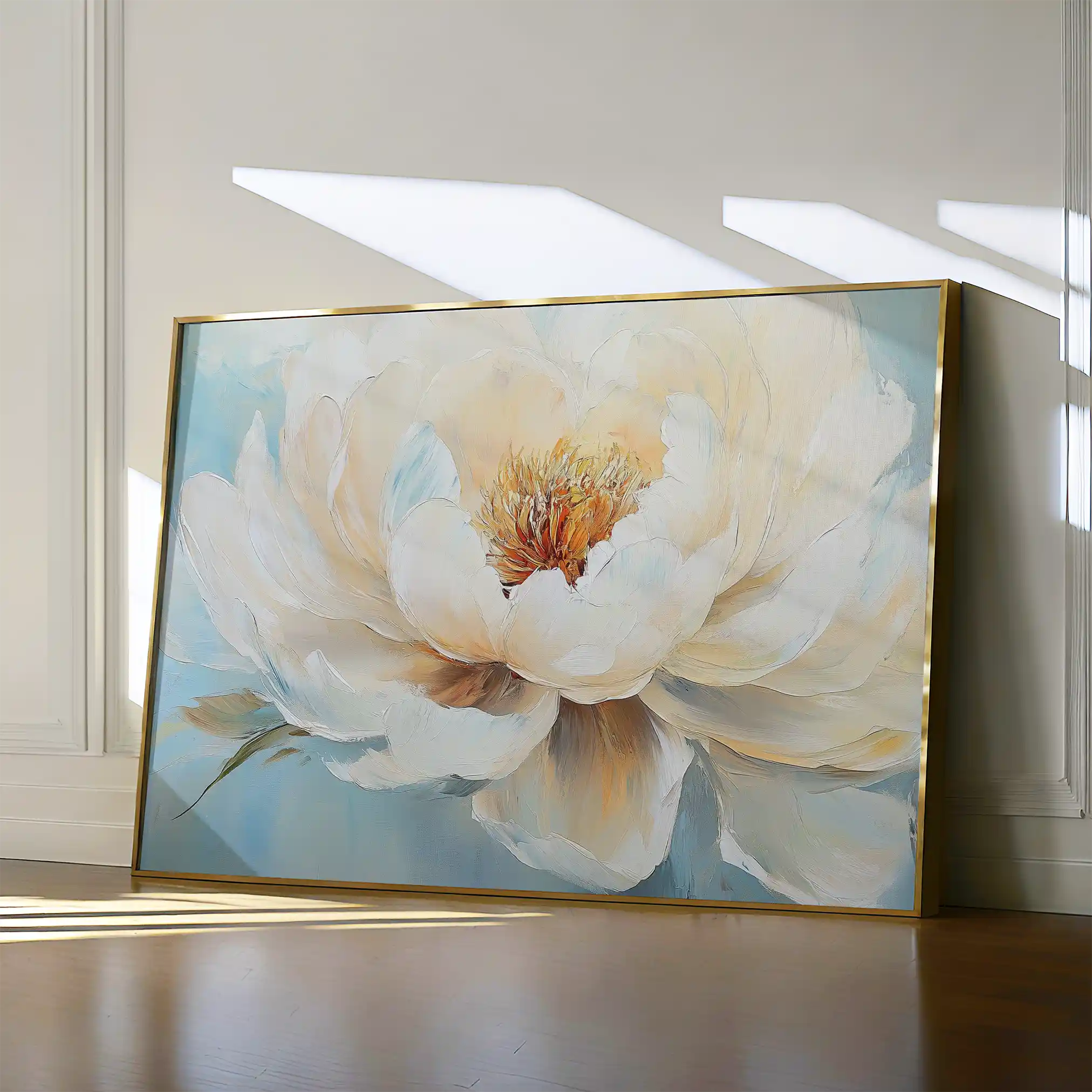 Floral 1053 Canvas Art 60 x 40 cm / Black