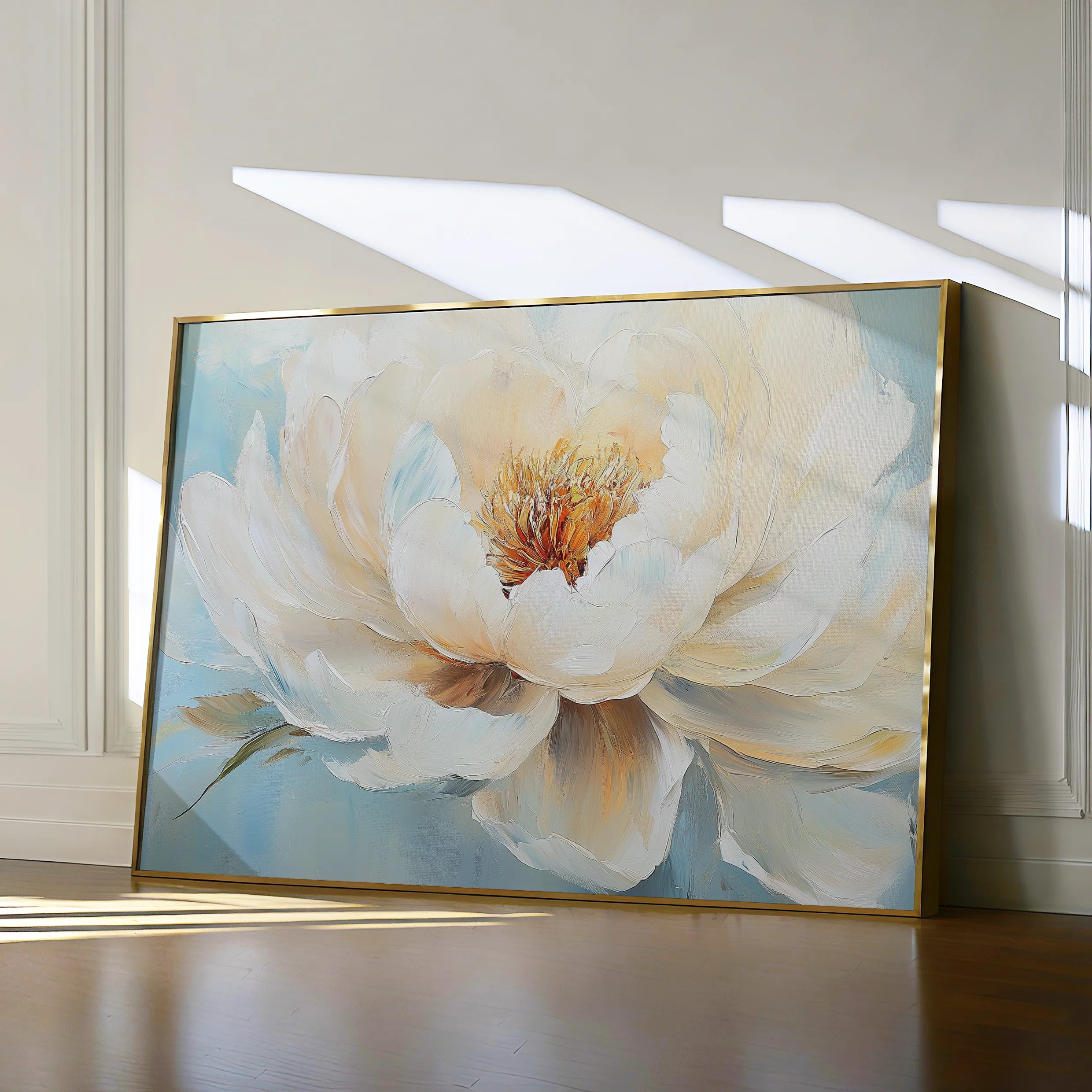 Floral 1053 Canvas Art 60 x 40 cm / Black