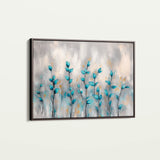 Floral 1054 Canvas Art 60 x 40 cm / Black