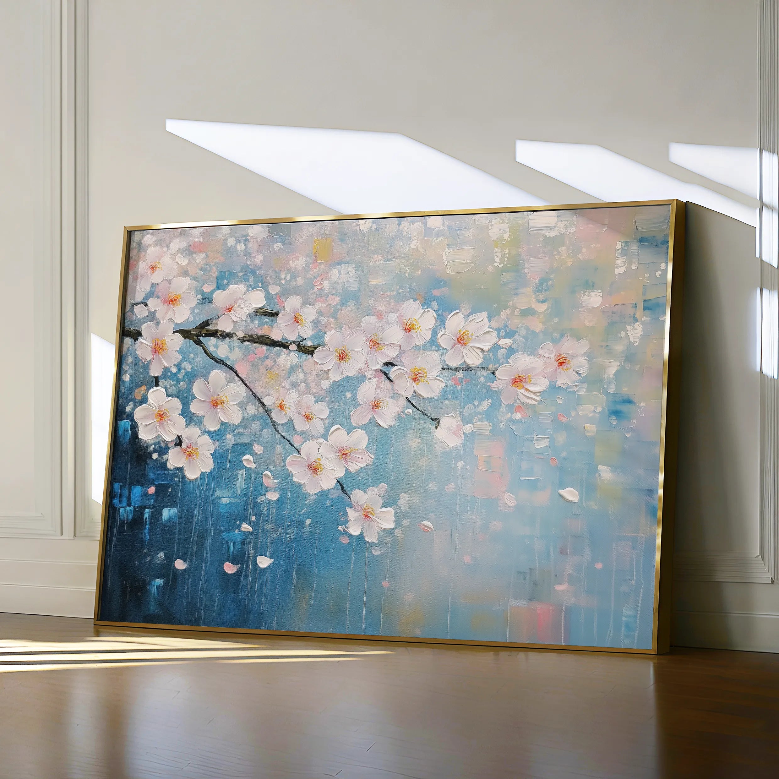Floral 1055 Canvas Art 60 x 40 cm / Black