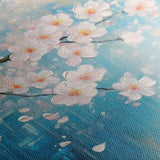 Floral 1055 Canvas Art 60 x 40 cm / Black