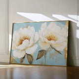 Floral 1059 Canvas Art 60 x 40 cm / Black