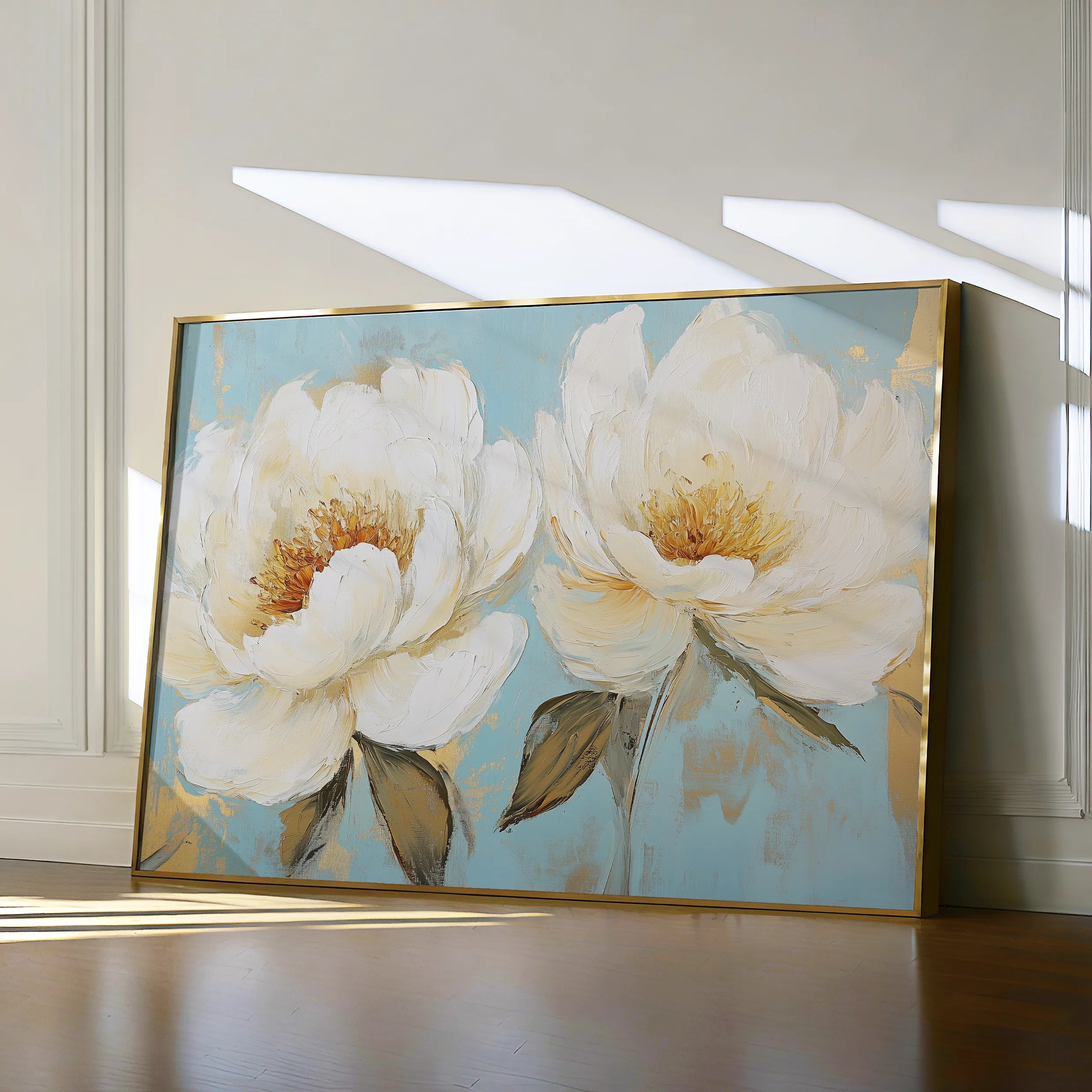 Floral 1059 Canvas Art 60 x 40 cm / Black