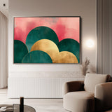 Boho 106 Canvas Art 60 x 40 cm / Black