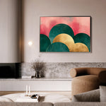 Boho 106 Canvas Art 60 x 40 cm / Black