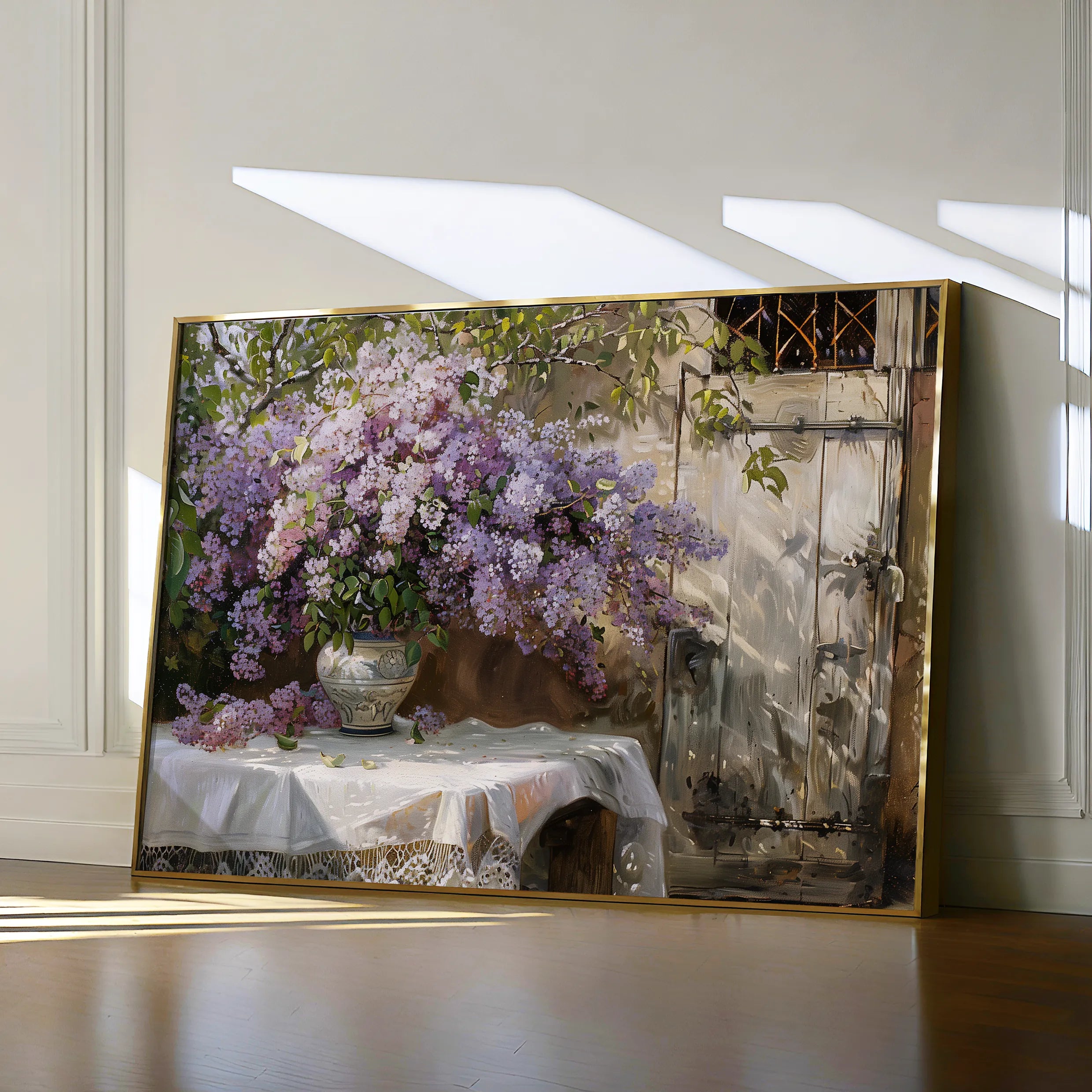 Floral 106 Canvas Art 60 x 40 cm / Black