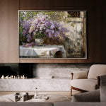 Floral 106 Canvas Art 60 x 40 cm / Black