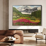 Landscape 106 Canvas Art 60 x 40 cm / Black