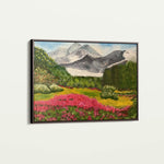 Landscape 106 Canvas Art 60 x 40 cm / Black