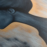 Portrait 106 Canvas Art 60 x 40 cm / Black