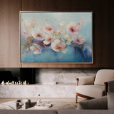 Floral 1060 Canvas Art 60 x 40 cm / Black