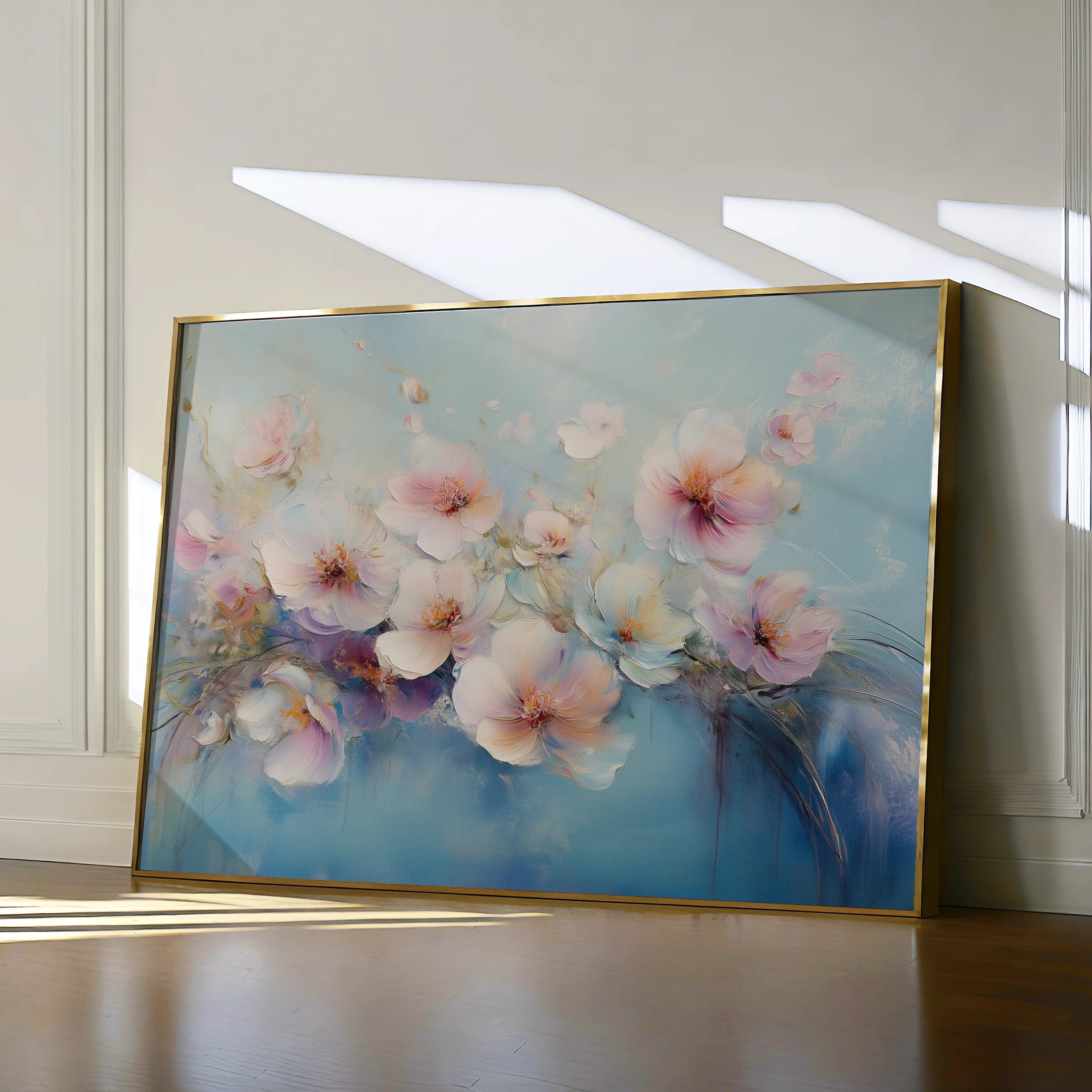 Floral 1060 Canvas Art 60 x 40 cm / Black