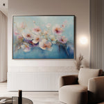 Floral 1060 Canvas Art 60 x 40 cm / Black