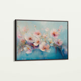Floral 1060 Canvas Art 60 x 40 cm / Black