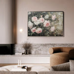 Floral 1061 Canvas Art 60 x 40 cm / Black