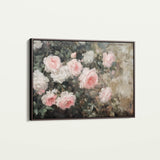 Floral 1061 Canvas Art 60 x 40 cm / Black