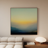 Abstract 1063 Canvas Art 60 x 60 cm / Black