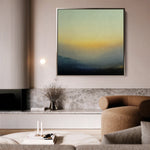 Abstract 1063 Canvas Art 60 x 60 cm / Black