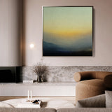 Abstract 1063 Canvas Art 60 x 60 cm / Black