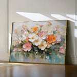 Floral 1063 Canvas Art 60 x 40 cm / Black